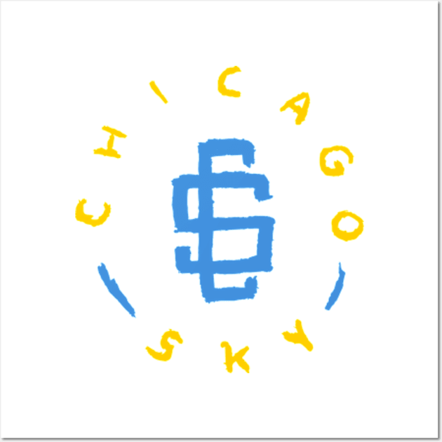 Chicago Skyyy 17 Wall Art by Very Simple Graph